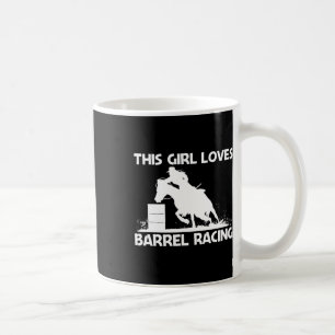 Coole Barrel Racing Art für Girls Mama Reiten Kaffeetasse