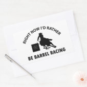 Coole BARREL RACING-Designs Rechteckiger Aufkleber (Umschlag)