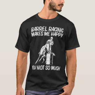 Coole Barrel Racing Für Frauen Männer Rodeo Pferd  T-Shirt
