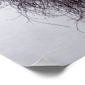 Coole Bart & Mustache-Poster Poster (Ecke)