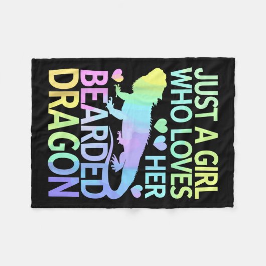 Coole Bartdrachenkunst für Frauen Mädchen BärenDr. Fleecedecke (Vorderseite (Horizontal))