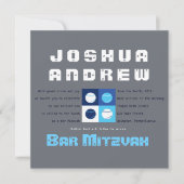 COOLE BASEBALL Bar Bat Mitzvah Einladung (Vorderseite)