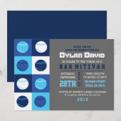 COOLE BASEBALL Bar Mitzvah Einladung (Vorne/Hinten)