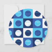 COOLE BASEBALL Bar Mitzvah ROUND Einladung (Rückseite)