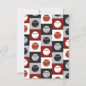 COOLE BASEBALL Bar-Schläger Mitzvah Party-Karte Einladung (Rückseite)