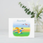 Coole Baseball-Kinderartikel Postkarte (Stehend Vorderseite)