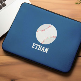 Coole Baseball-Personalisierte Kinder Laptopschutzhülle