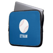 Coole Baseball-Personalisierte Kinder Laptopschutzhülle (Vorderseite Links)