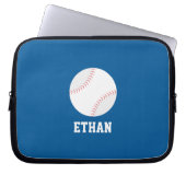 Coole Baseball-Personalisierte Kinder Laptopschutzhülle (Vorderseite)