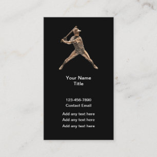 Coole Baseball-Sport-Themen-Geschäftskarten Visitenkarte