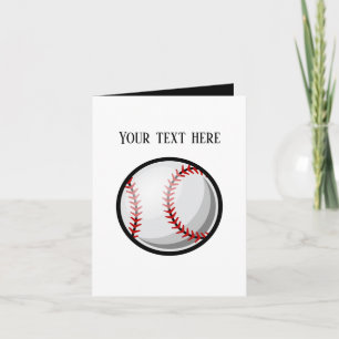 Coole Baseball-Sportnachricht Karte
