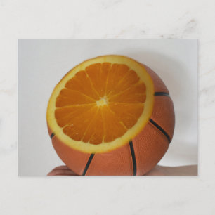 Coole Basketball Gestaltung Postkarte