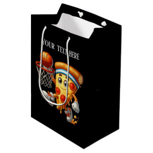 Coole Basketball-Sport-Pizza-Party Mittlere Geschenktüte