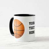 coole Basketball-Tasse Tasse (Vorderseite Links)