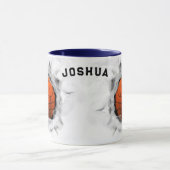 Coole Basketball-Tasse Tasse (Zentrum)