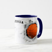 Coole Basketball-Tasse Tasse (VorderseiteRechts)