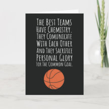 Coole Basketball Team Karten Athlet Sport Spieler