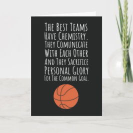 Coole Basketball Team Karten Athlet Sport Spieler