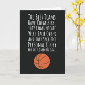 Coole Basketball Teamkarten Athlet Sport Spieler Karte (Gelbe Blume)