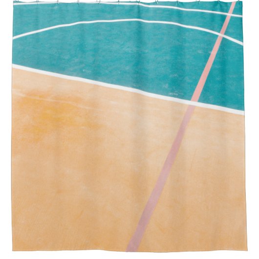 Coole Basketballarmatur Duschvorhang (Vorderseite)