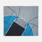 Coole Basketballarmatur Fleecedecke (Vorderseite (Horizontal))