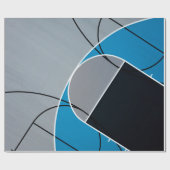 Coole Basketballarmatur Geschenkpapier (Flach)