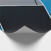 Coole Basketballarmatur Geschenkpapier (Ecke)