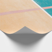 Coole Basketballarmatur Geschenkpapier (Ecke)