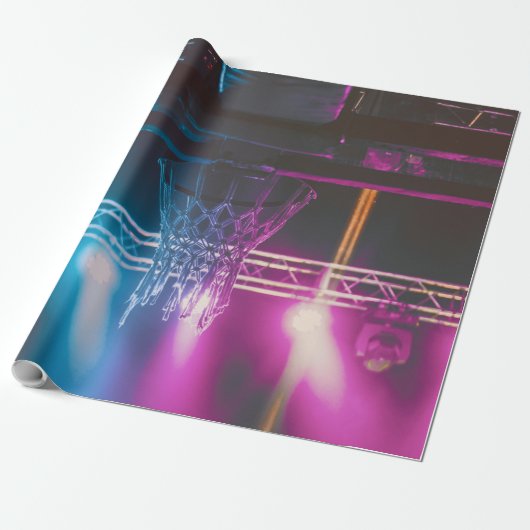 Coole Basketballarmatur Geschenkpapier (Ungerollt)