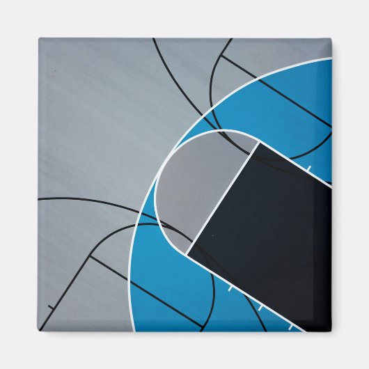 Coole Basketballarmatur Magnet (Vorne)