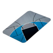 Coole Basketballarmatur Magnet (Linke Seite)