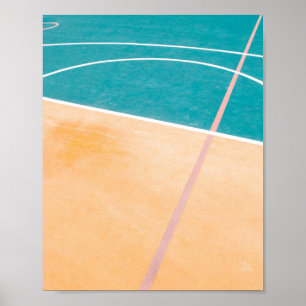 Coole Basketballarmatur Poster