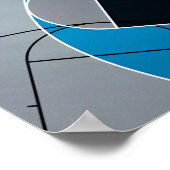 Coole Basketballarmatur Poster (Ecke)