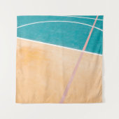 Coole Basketballarmatur Wandteppich (Vorderseite)