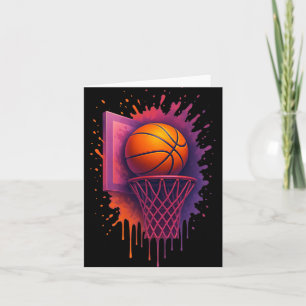 Coole Basketballbekleidung mit Retrofarben und Sla Karte