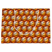 Coole Basketballsportart Große Geschenktüte (Vorderseite)