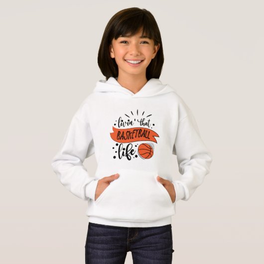 coole Basketballsportart Hoodie (Vorne ganz)