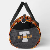 Coole Basketballsportler fügen Monogramm hinzu Duffle Bag (Rechts)