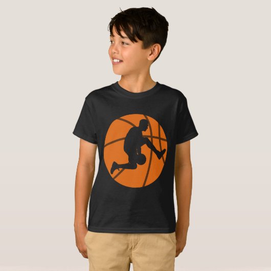 coole Basketballsportliebhaber Jungen T - Shirt (Vorne ganz)