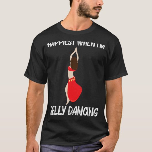 Coole Bauchertanz Frauen Shimmy Dancer Sensu T-Shirt (Vorderseite)