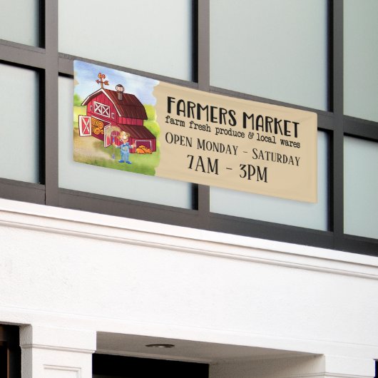 coole Bauern - Neuer Text Banner (Äußeres Gebäude)