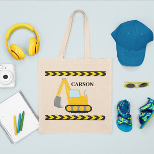 Coole Baufahrzeug-Baggerkids Tragetasche