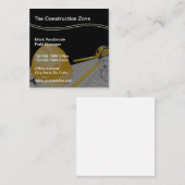 Coole Baukarten Quadratische Visitenkarte (Vorne/Hinten)
