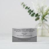 Coole Baukarten Visitenkarte (Stehend Vorderseite)