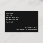 Coole Bauleistungen Moderne Visitenkarten Visitenkarte (Rückseite)