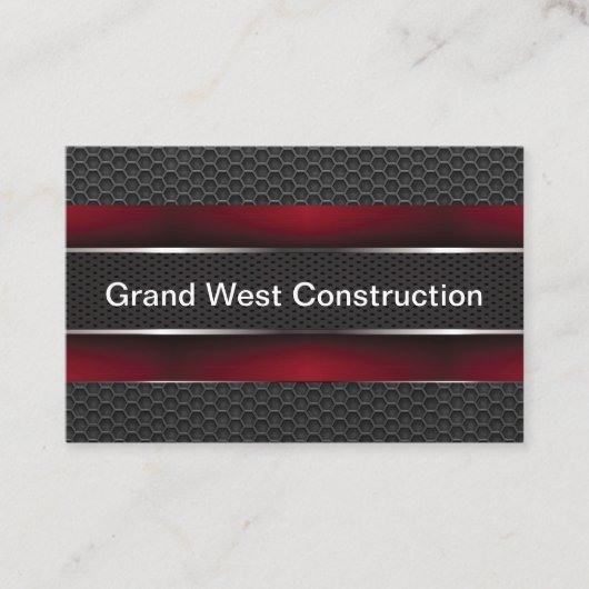 Coole Bauleistungen Moderne Visitenkarten Visitenkarte (Vorderseite)