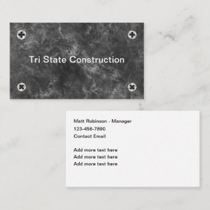 Coole Bauschnürkarten Visitenkarte