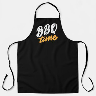 Coole BBQ-Zeit Wortkunst Grillen Schürze