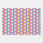 coole Beachbälle Geschenkpapier Set (Vorderseite 3)