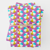 coole Beachbälle Geschenkpapier Set (Beispiel)